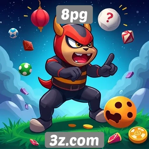 Exploração das opções de jogos no site 8pg